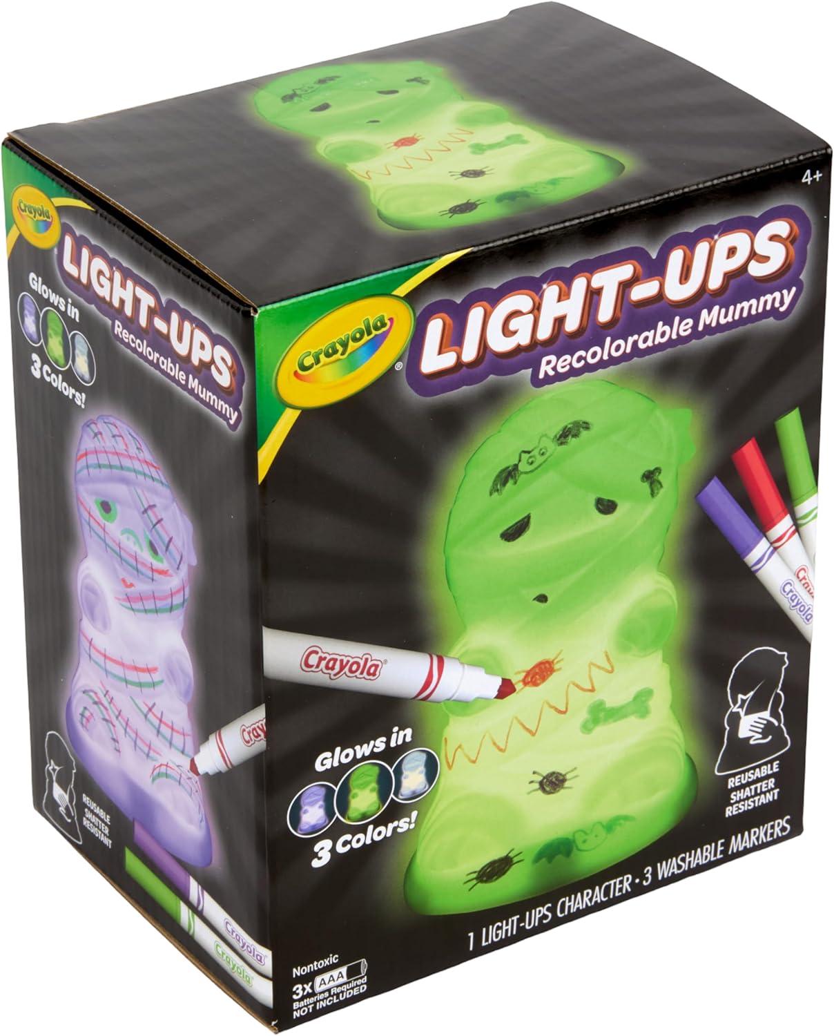 imageCrayola LightUps  Ghost Reusable Coloring Toy ampamp Craft Kit Light Up Ghost Cute Halloween Decor ampamp Night Light for Kids Halloween Toy Ages 4Light Ups Mummy