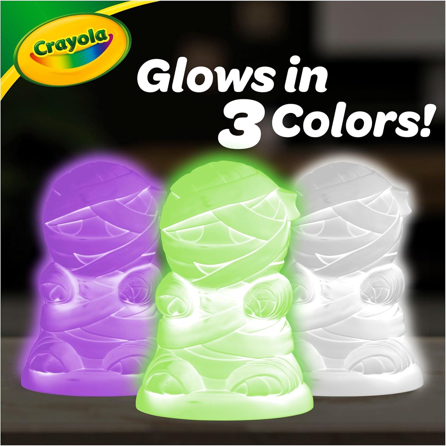 imageCrayola LightUps  Ghost Reusable Coloring Toy ampamp Craft Kit Light Up Ghost Cute Halloween Decor ampamp Night Light for Kids Halloween Toy Ages 4Light Ups Mummy