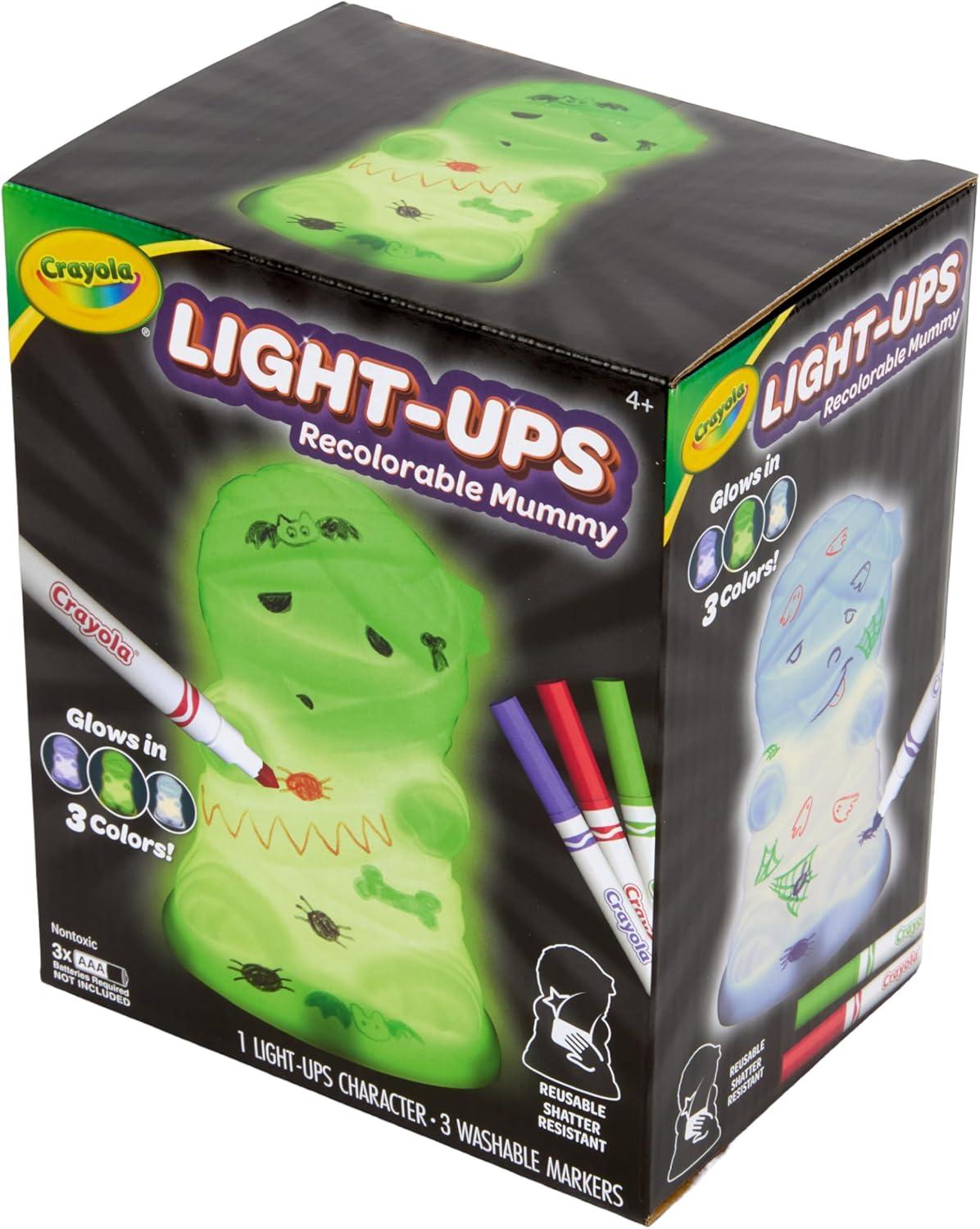 imageCrayola LightUps  Ghost Reusable Coloring Toy ampamp Craft Kit Light Up Ghost Cute Halloween Decor ampamp Night Light for Kids Halloween Toy Ages 4Light Ups Mummy
