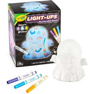 imageCrayola LightUps  Ghost Reusable Coloring Toy ampamp Craft Kit Light Up Ghost Cute Halloween Decor ampamp Night Light for Kids Halloween Toy Ages 4Ghost
