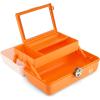 imageCaboodles OnTheGoGirl CaseWhite Orange School Spirit