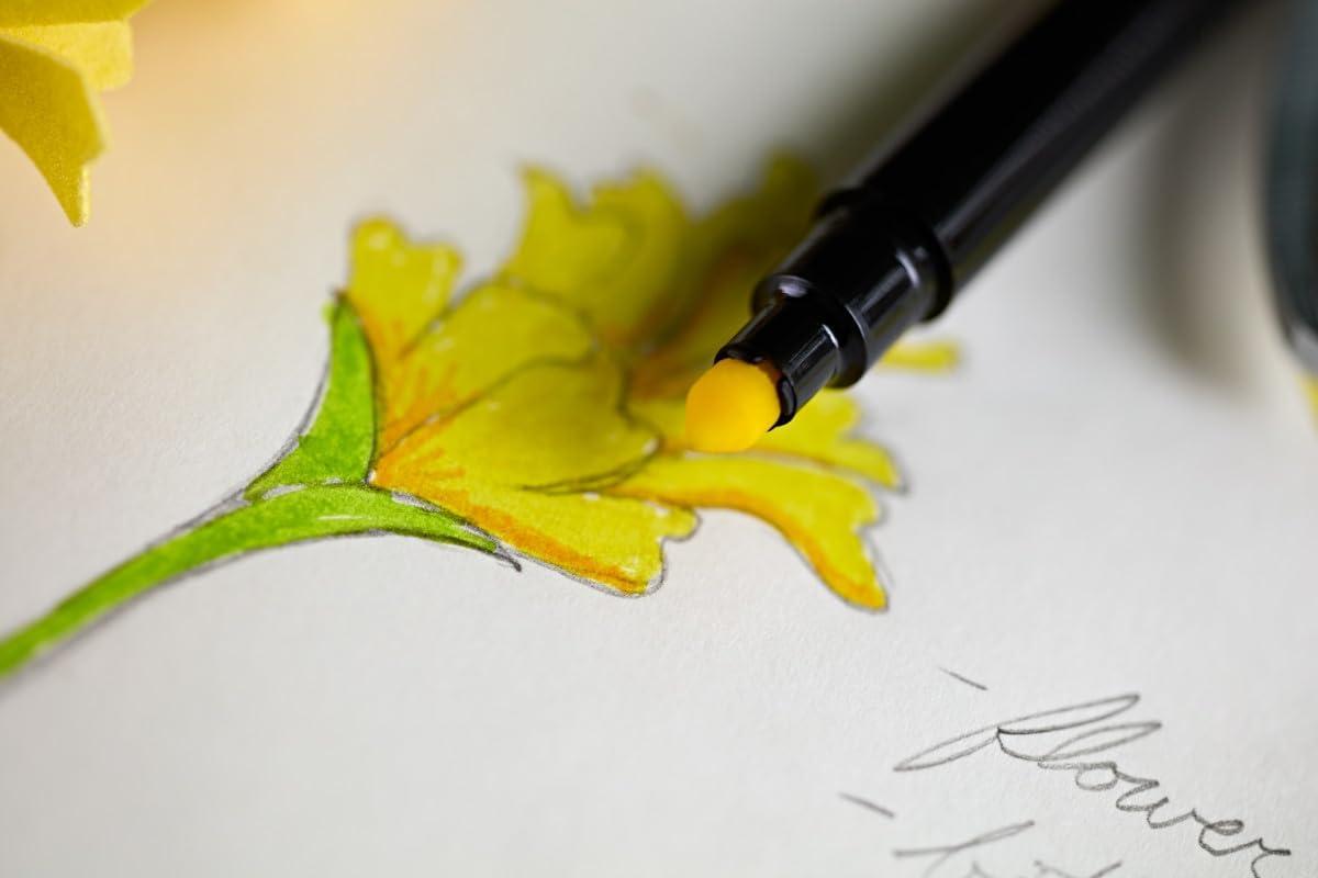 imageCrayola Gel Ink Pen Marker Set 14 Matte ampamp Glitter Pens Gel Pens for Coloring Fine Point Gift for Kids ampamp Teens Ages 4Color  Detail