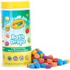 imageCrayola Bath Dropz Color Changing Tablets 200 Piece Fizzies Bath Bombs in Assorted Colors Fragrance Free WaterColoring Tablets