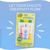 imageCrayola Bath Tub Brush ampamp Finger Paint Soap Set