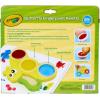 imageCrayola Butterfly Fingerpaint Pallette 3ct Washable ampamp Spillproof Fingerpaint for Toddlers Less Mess Paint Toddler Gift Ages 2