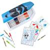 imageCrayola Coloring Set with Limited Edition Mauve Art Case Limited Edition Crayons 50 Pieces Gifts for KidsBlue