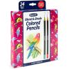 imageCrayola Gel Ink Pen Marker Set 14 Matte ampamp Glitter Pens Gel Pens for Coloring Fine Point Gift for Kids ampamp Teens Ages 4Blend  Shade