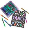 imageCrayola Gel Ink Pen Marker Set 14 Matte ampamp Glitter Pens Gel Pens for Coloring Fine Point Gift for Kids ampamp Teens Ages 4Gel  Ink