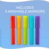 imageCrayola Taste Beauty Bathtub Markers Washable Markers for Baths in Green Red Blue Purple and Orange