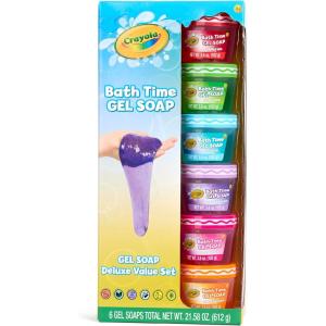 imageCrayola Bath Time Slime 6 Piece Set Soaps with Slime Texture ampamp Consistency Multi Color Bath Soap 6 Pack  36 oz Each Colors Included Red Green Blue Purple Pink ampamp Orange