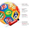 imageCrayola Official Soccer Ball  Unisex Kids  Division Box Size 3Alphabet