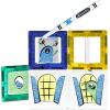 imageCreateOn Crayola Doodle Magnetic Tiles Building Set for Kids Magnetic Kids Building Toys STEM ampamp Montessori Arts ampamp Creativity Toys for Boys and Girls Ages 3 24Piece SetDoodle
