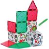 imageCreateOn Crayola Elf on The Shelf Paint On Tiles Magnetic Building Tiles Kit with Crayola Paint Tubes  Christmas Holiday Craft Toy  18Piece Magnetic Construction ampamp Painting Set for Kids Ages 3
