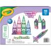imageCreateOn Crayola Glitter Magnetic Tiles Building Set for Kids Magnetic Tiles Magnetic Building Toys for Kids STEM Easter Toys for Boys and Girls Ages 3 and Up 40Piece Set Glitter