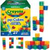 imageCrayola Bold Magnetic PIP Cubes Mini Magnetic Blocks Playset STEM ampamp Montessori Building ampamp Educational Toys for Kids Travel Toys for Boys and Girls Ages 3 27Piece Set