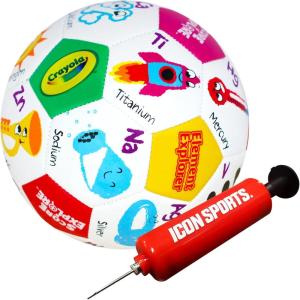 imageCrayola Official Soccer Ball  Unisex Kids  Division Box Size 3Element