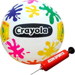 imageCrayola Official Soccer Ball  Unisex Kids  Division Box Size 3Ink Splash