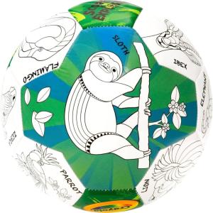 imageCrayola Official Soccer Ball  Unisex Kids  Division Box Size 3Zoo Animal