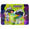 imageCrayola Goo Allin1 Sensory Station Galactic Slime Making Kit for Kids Less Mess DIY Arts amp Crafts Set Gifts for Kids Ages 6
